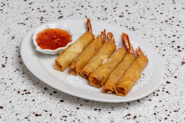 Vietnamese appetizer platter for sharing at Saigon Royal Restaurant in Douglasdale, Calgary